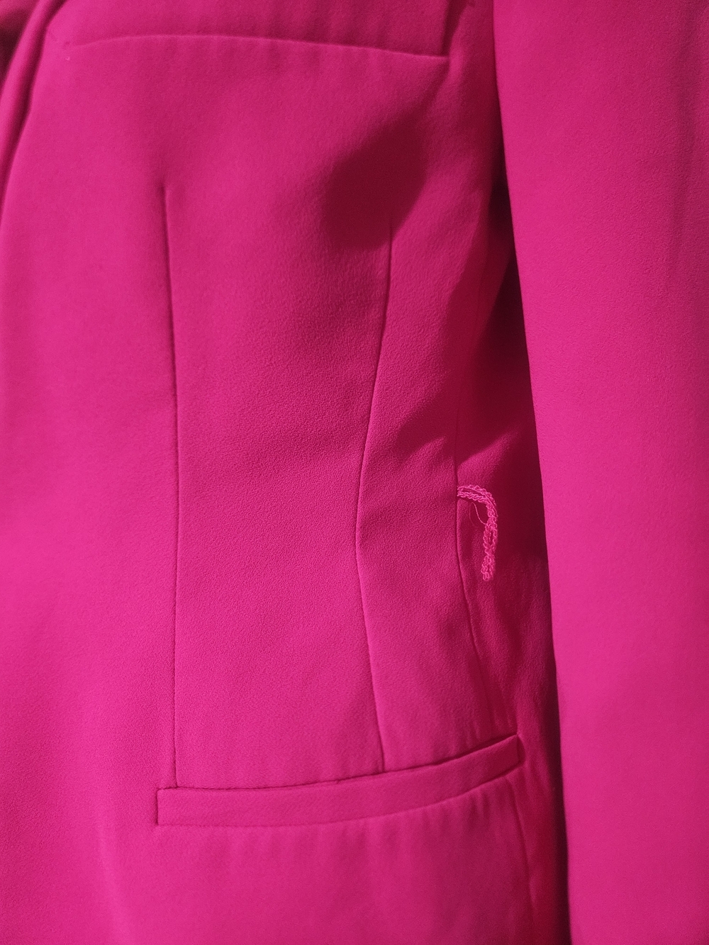 Zara Hot Pink Blazer NWOT Structured Tailored Jacket Statement. Size Small - Picture 16 of 16